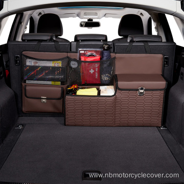 PU Leather Collapsible Storage Pocket For SUV